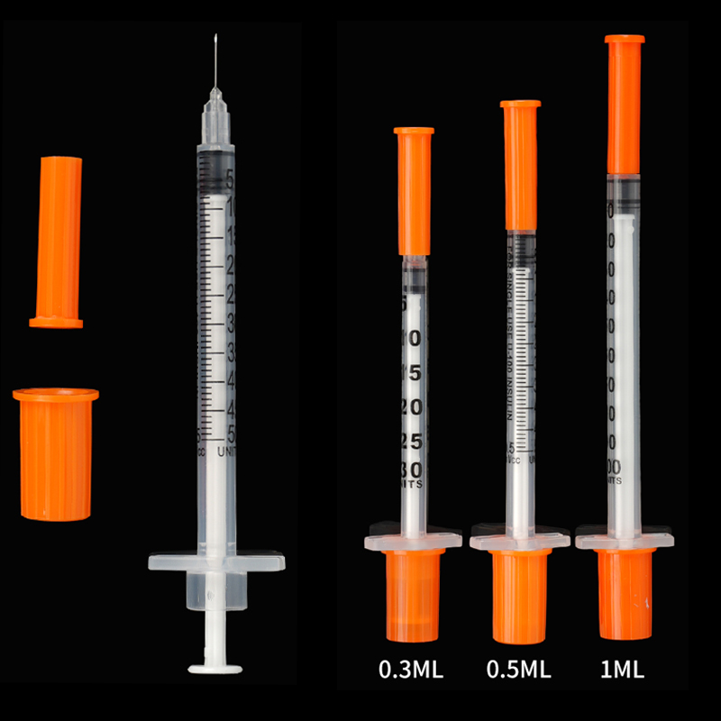 Veterinary Syringe Gun - 50/100 ชิ้น กระบอกฉีดยาสำหรับสัตวแพทย์แบบใช้ครั้งเดียวสำหรับสัตว์ปีก ปรับระดับได้ พร้อมเข็มฉีดยาขนาด 29g