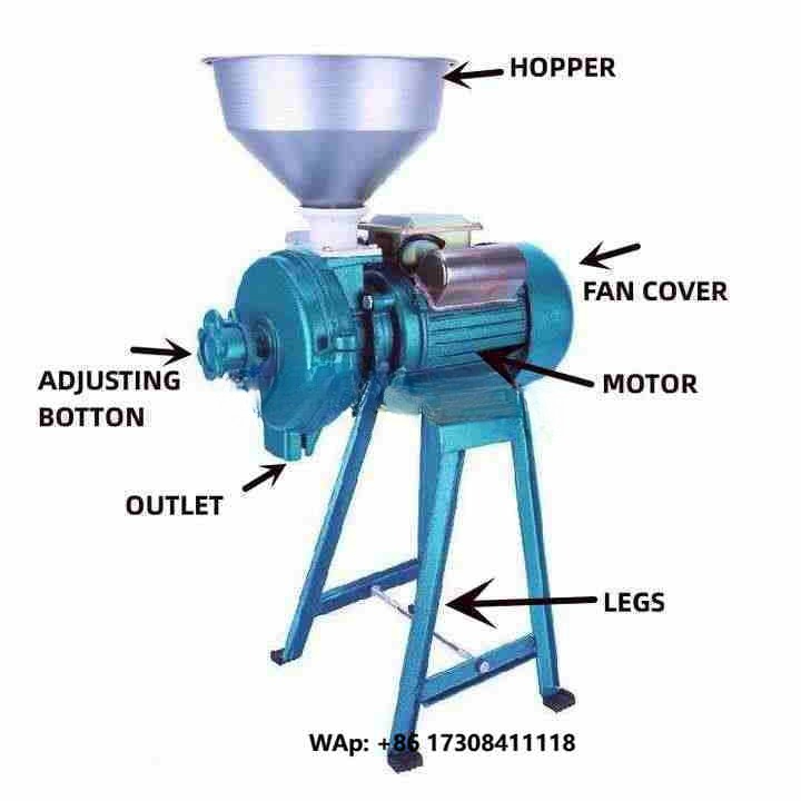 Grain Mill Grinder - เครื่องบดเมล็ดข้าวโพด กาแฟ ถั่วต่างๆ บดละเอียด ใช้ได้ทั้งแบบแห้งและแบบเปียก รับประกัน