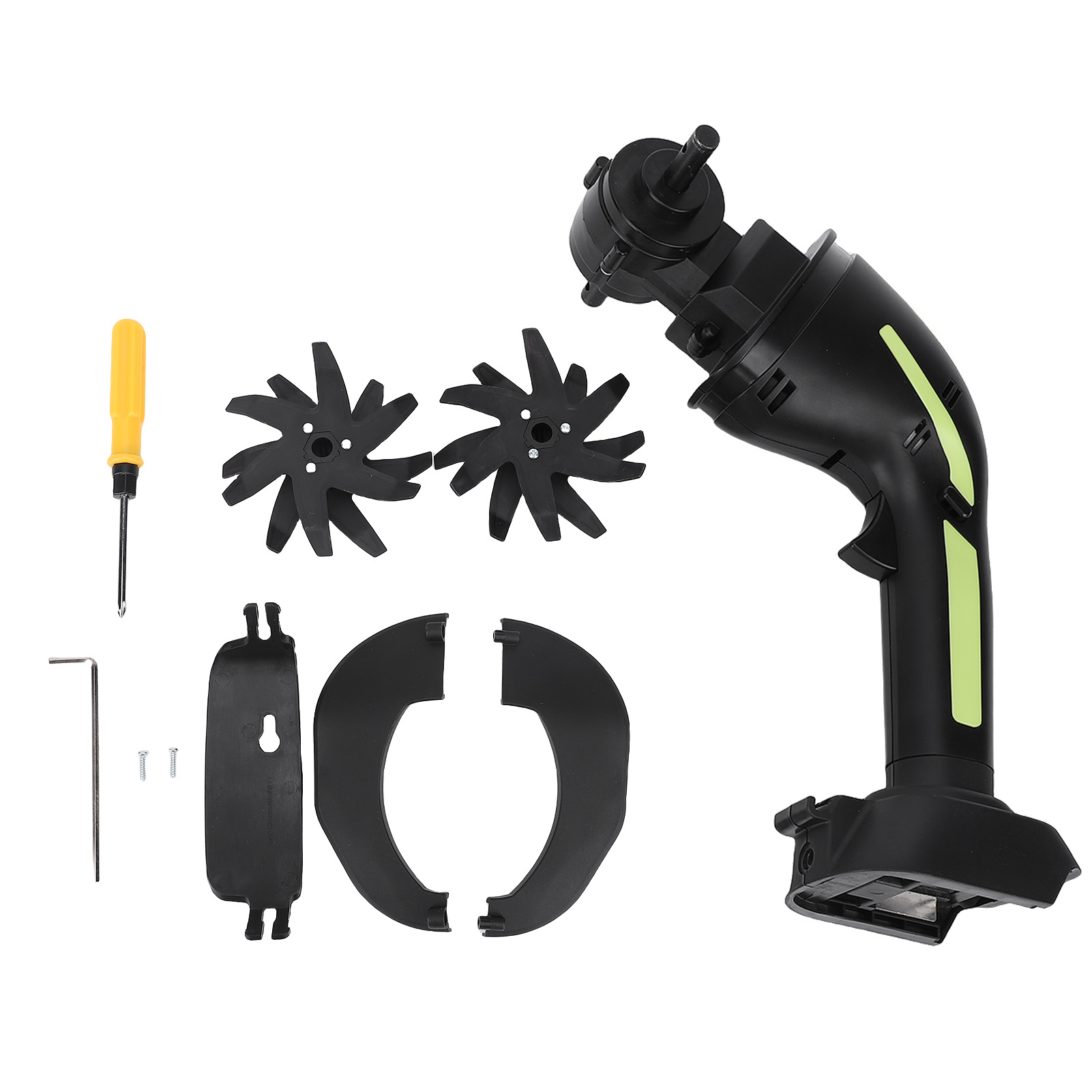 Soil Tilling Cultivator - เครื่องพรวนดินไร้สาย เครื่องพรวนดินไฟฟ้าแบบชาร์จได้ เครื่องพรวนดินขนาดเล็กแบบมือถือไร้สาย สำหรับพรวนดิน กำจัดวัชพืช