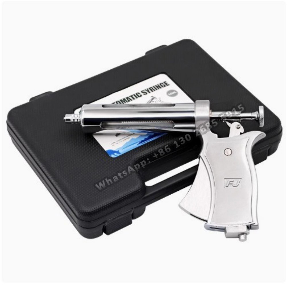Veterinary Syringe Gun - 1 Pc Veterinary สัตว์ต่อเนื่องเข็มฉีดยา 10/20/30/50ml สแตนเลสสตีลอัตโนมัติ