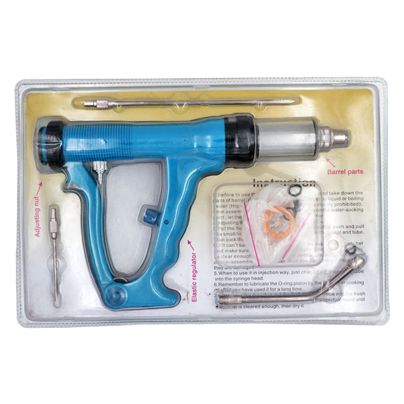 Veterinary Syringe Gun - สัตวแพทย์สัตว์ต่อเนื่องFeedingปืนปรับพลาสติกFeederสำหรับหมูวัวแกะแพะฟาร์มปศุสัตว์เครื่องมือ
