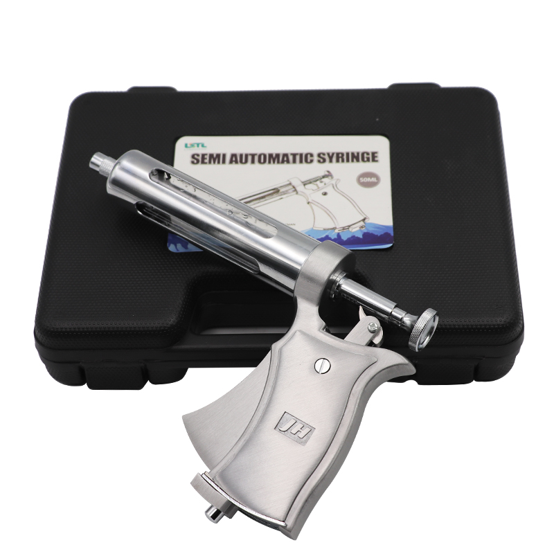 50ml ปรับต่อเนื่องเข็มฉีดยาปืน - Veterinary Syringe Gun บทวิจารณ์และราคา