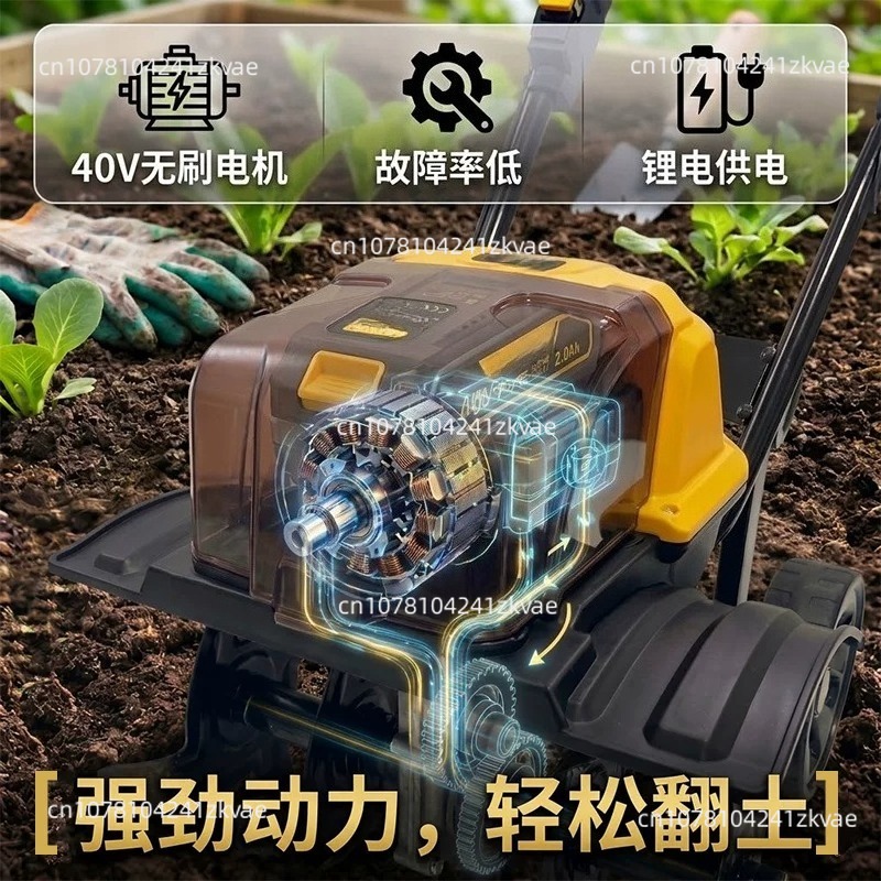 เครื่องพรวนดินไร้แปรงถ่านขนาดเ - Soil Tilling Cultivator บทวิจารณ์และราคา