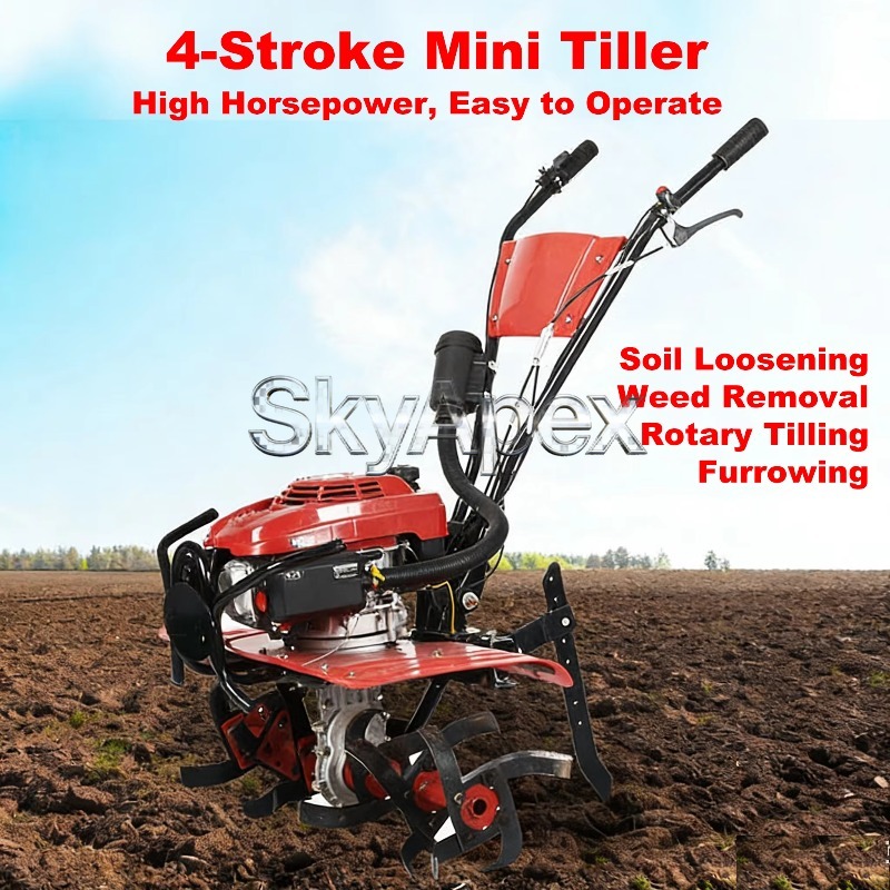 เครื่องพรวนดินขนาดเล็กแบบสี่จั - Soil Tilling Cultivator บทวิจารณ์และราคา
