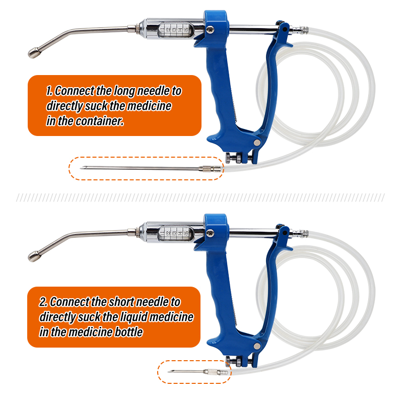 ปืนฉีดยาสัตว์แบบต่อเนื่อง สำหร - Veterinary Syringe Gun บทวิจารณ์และราคา