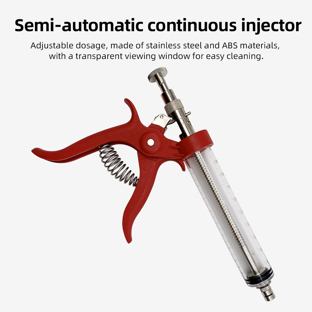 1 Pc สัตว์ 50ml ต่อเนื่องเข็มฉ - Veterinary Syringe Gun บทวิจารณ์และราคา