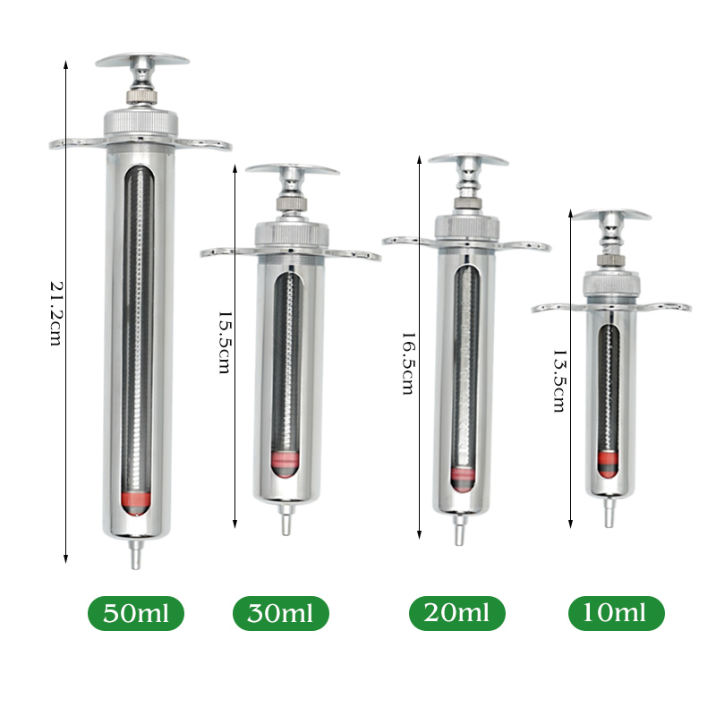เข็มฉีดยาโลหะสเตนเลสสำหรับสัตว - Veterinary Syringe Gun บทวิจารณ์และราคา