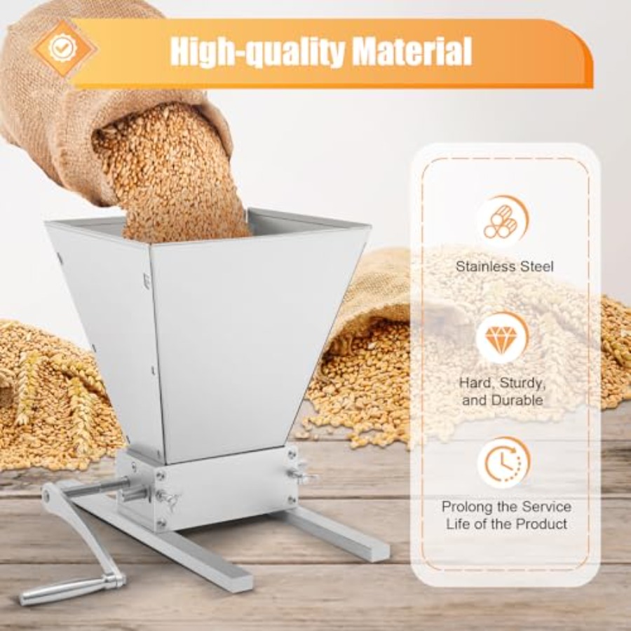 เครื่องบดเมลต์แบบมือหมุน ความจ - Grain Mill Grinder บทวิจารณ์และราคา