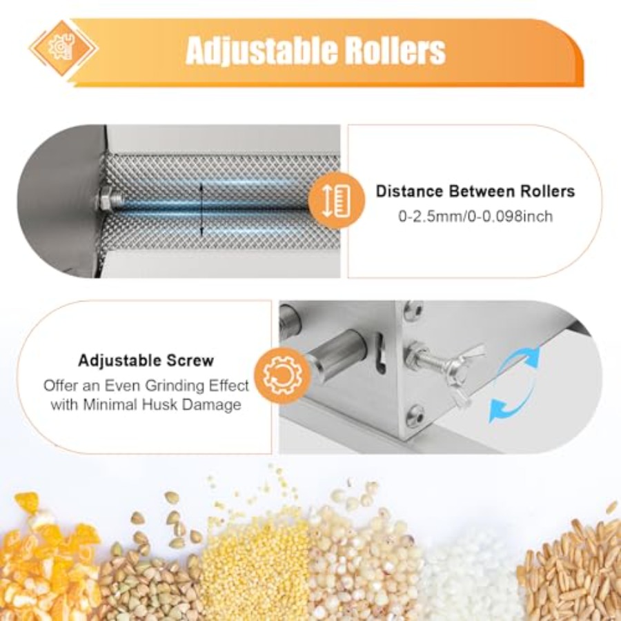 เครื่องบดเมลต์แบบมือหมุน ความจ - Grain Mill Grinder บทวิจารณ์และราคา